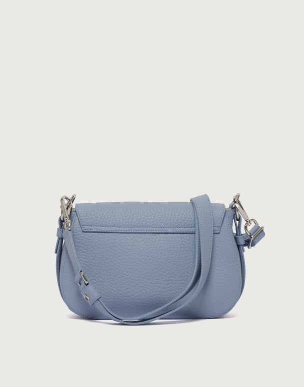Borsa Kate Soft Small a spalla in pelle martellata con tracolla Orciani