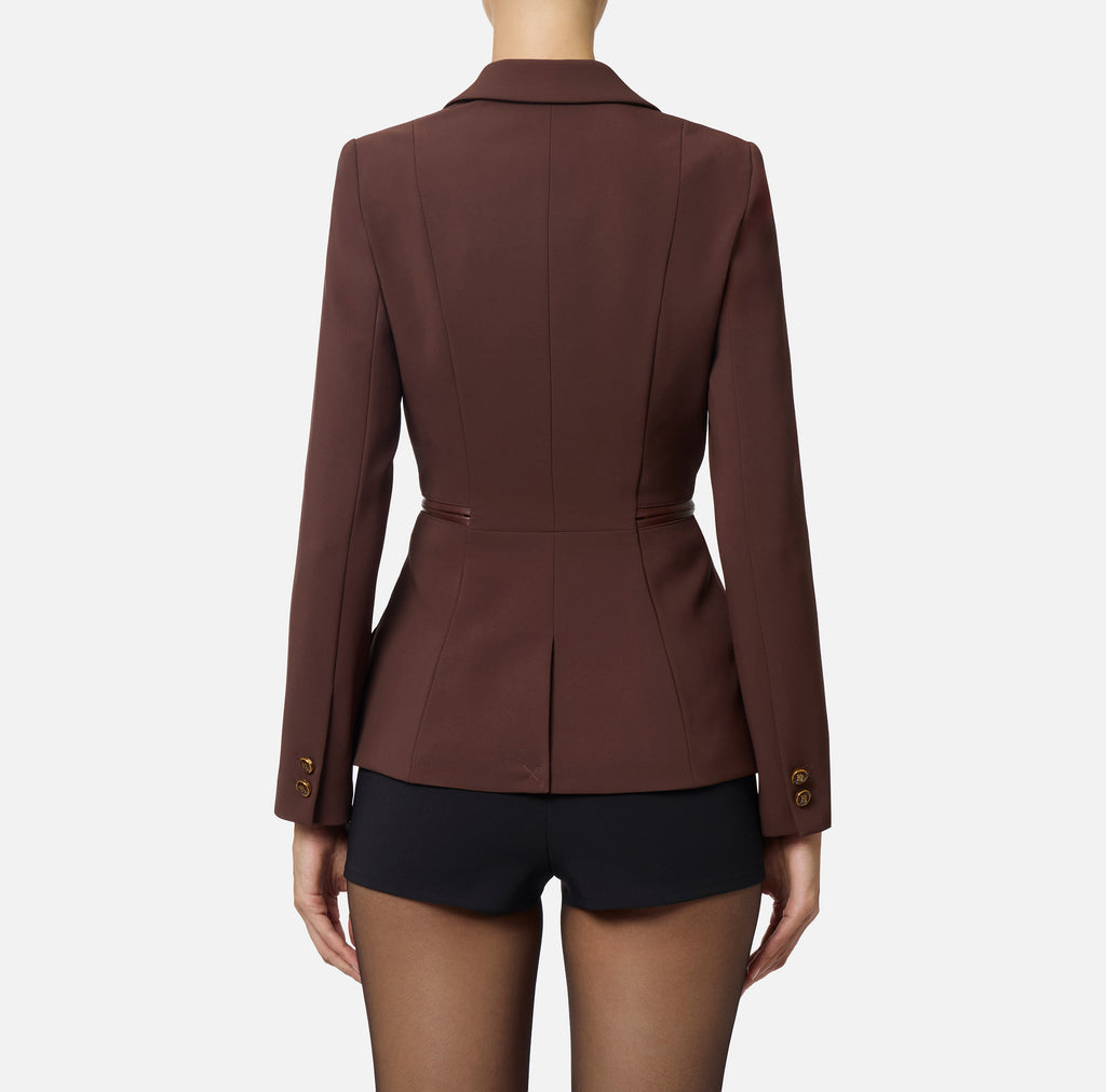 Giacca Elisabetta Franchi Marrone taglia 40