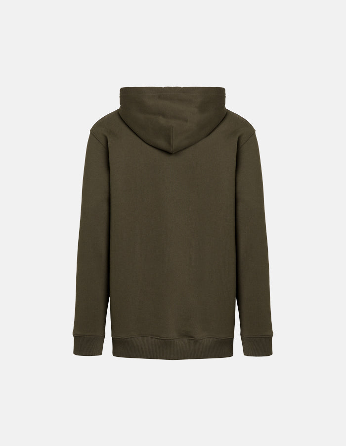 Felpa con cappuccio regular in cotone